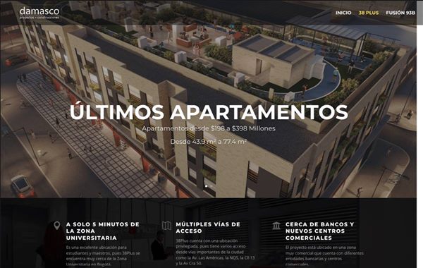 Sitio web de 38 Plus